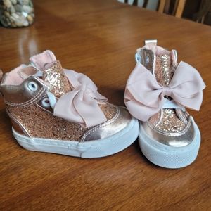 Jojo Siwa Toddler Shoes Size 6 Rose Gold